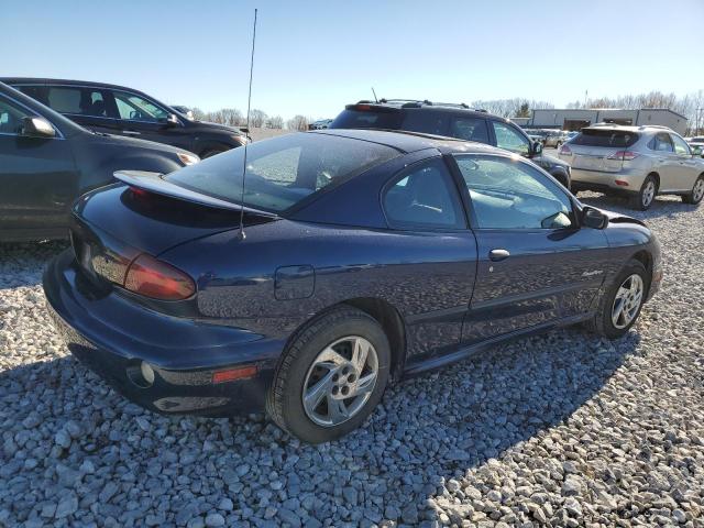 1G2JB124827464768 - 2002 PONTIAC SUNFIRE SE BLUE photo 3