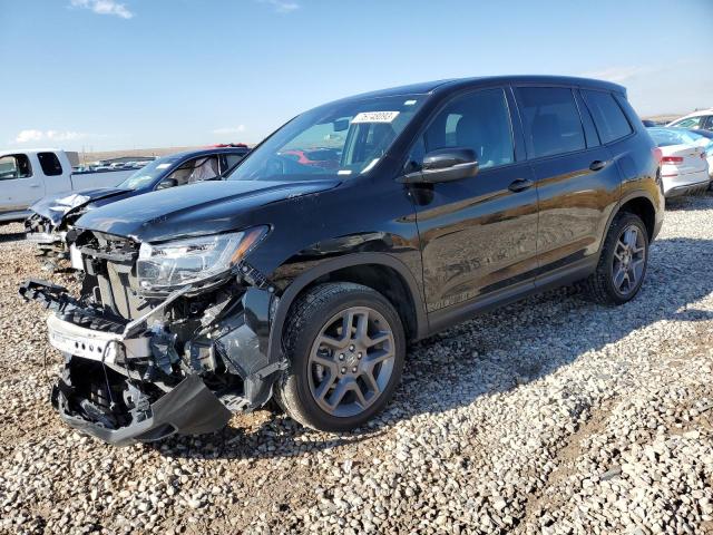 5FNYF8H52NB030478 - 2022 HONDA PASSPORT EXL BLACK photo 1