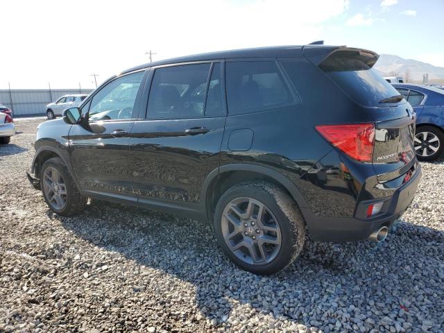 5FNYF8H52NB030478 - 2022 HONDA PASSPORT EXL BLACK photo 2