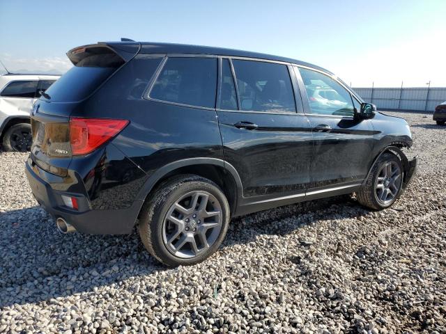 5FNYF8H52NB030478 - 2022 HONDA PASSPORT EXL BLACK photo 3