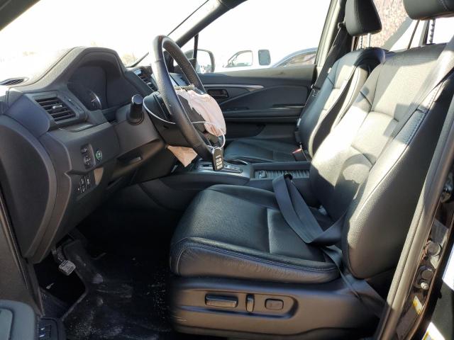 5FNYF8H52NB030478 - 2022 HONDA PASSPORT EXL BLACK photo 7