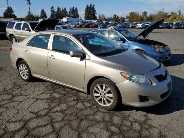 1NXBU40E89Z008946 - 2009 TOYOTA COROLLA BASE BEIGE photo 4