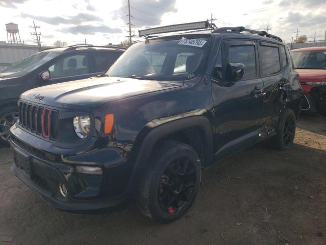 ZACNJBBB3LPL52028 - 2020 JEEP RENEGADE LATITUDE BLACK photo 1