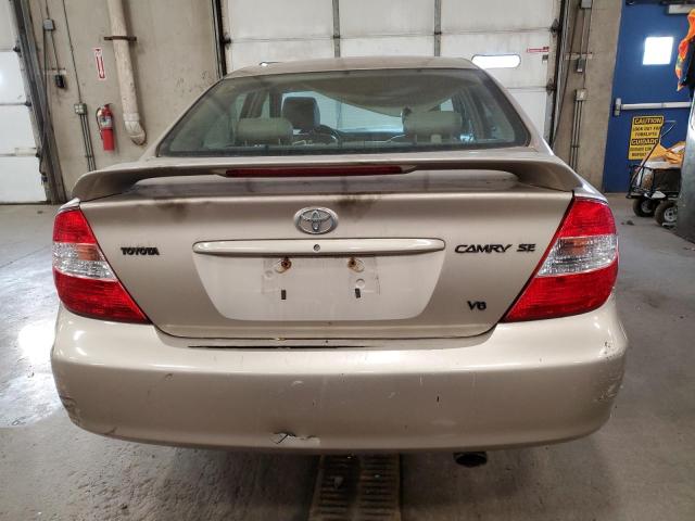 4T1BF30K62U007987 - 2002 TOYOTA CAMRY LE BEIGE photo 6