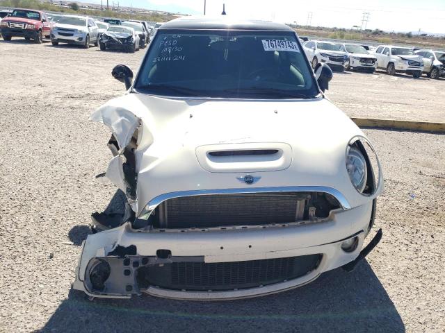 WMWMF7C51ATZ34830 - 2010 MINI COOPER S WHITE photo 5