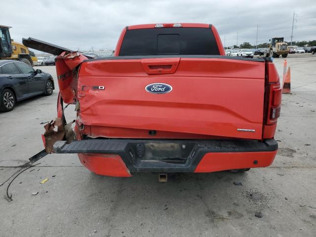 1FTFW1EF4GKD47390 - 2016 FORD F150 SUPERCREW RED photo 6