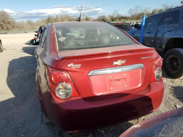 1G1JE5SH4D4227298 - 2013 CHEVROLET SONIC LTZ RED photo 6