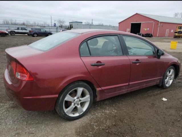 2HGFA16488H022506 - 2008 HONDA CIVIC DX-G RED photo 4