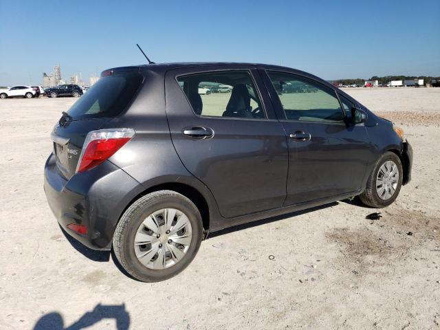 JTDKTUD33CD525319 - 2012 TOYOTA YARIS GRAY photo 3