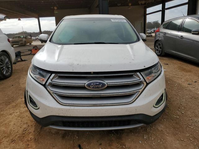 2FMTK3J8XFBB14975 - 2015 FORD EDGE SEL WHITE photo 5