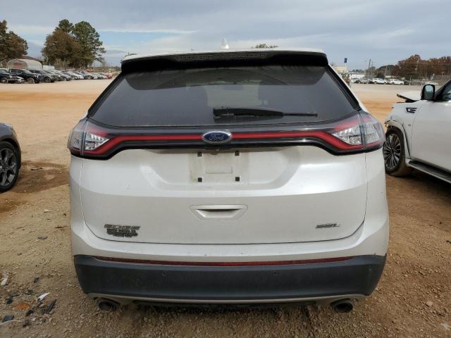 2FMTK3J8XFBB14975 - 2015 FORD EDGE SEL WHITE photo 6