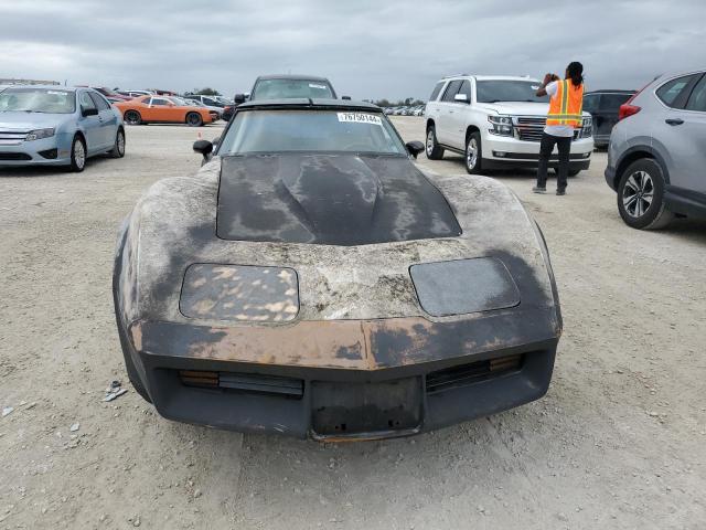 1G1AY8760BS416426 - 1981 CHEVROLET CORVETTE BLACK photo 5