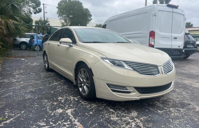 3LN6L2LU7ER819697 - 2014 LINCOLN MKZ HYBRID TAN photo 1