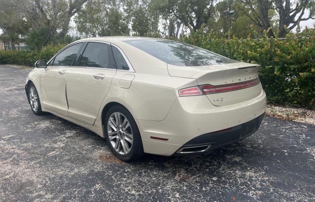 3LN6L2LU7ER819697 - 2014 LINCOLN MKZ HYBRID TAN photo 3