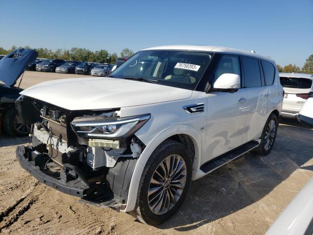 JN8AZ2NF7J9665210 - 2018 INFINITI QX80 BASE WHITE photo 1