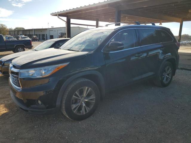 5TDJKRFH9FS209050 - 2015 TOYOTA HIGHLANDER XLE BLACK photo 1