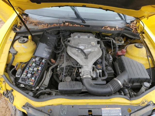 2G1FB1EV4A9178007 - 2010 CHEVROLET CAMARO LT YELLOW photo 11