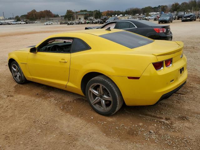 2G1FB1EV4A9178007 - 2010 CHEVROLET CAMARO LT YELLOW photo 2