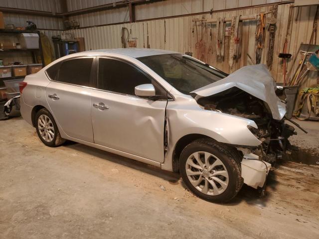 3N1AB7AP1KY317607 - 2019 NISSAN SENTRA S SILVER photo 4