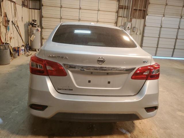 3N1AB7AP1KY317607 - 2019 NISSAN SENTRA S SILVER photo 6