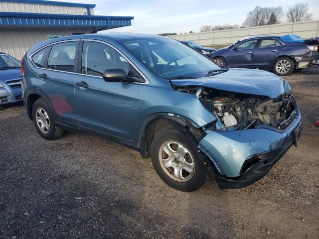 5J6RM4H32DL026907 - 2013 HONDA CR-V LX TURQUOISE photo 4