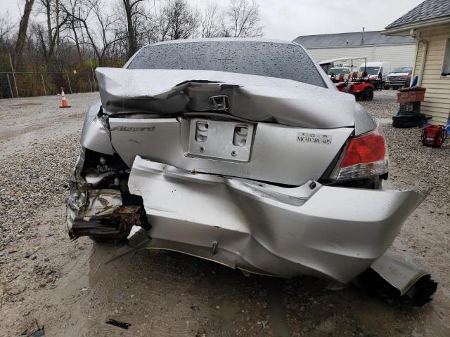 1HGCP26768A061921 - 2008 HONDA ACCORD EX SILVER photo 6