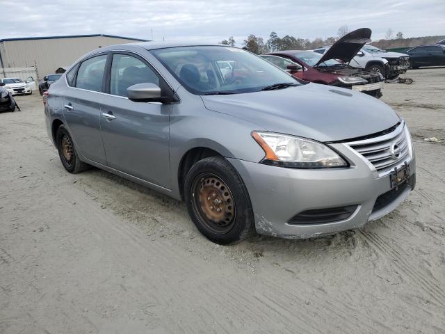 3N1AB7AP5EY230569 - 2014 NISSAN SENTRA S SILVER photo 4