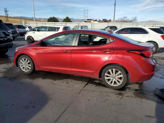 5NPDH4AEXGH704523 - 2016 HYUNDAI ELANTRA SE RED photo 2