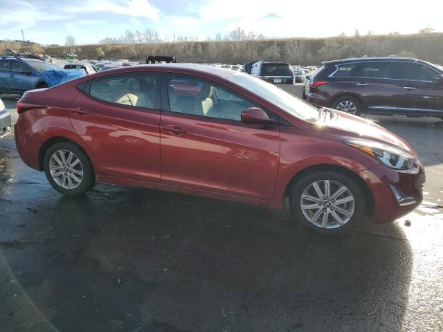 5NPDH4AEXGH704523 - 2016 HYUNDAI ELANTRA SE RED photo 4