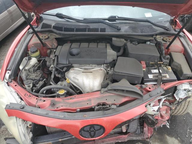 4T1BF3EK1BU187369 - 2011 TOYOTA CAMRY BASE RED photo 11