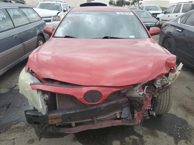 4T1BF3EK1BU187369 - 2011 TOYOTA CAMRY BASE RED photo 5