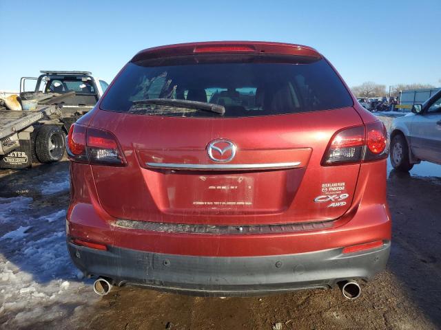 JM3TB3DA3E0445049 - 2014 MAZDA CX-9 GRAND TOURING RED photo 6