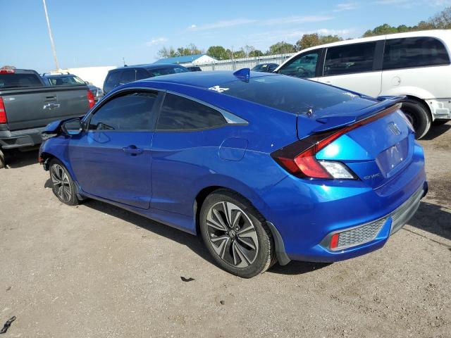 2HGFC3B75GH361079 - 2016 HONDA CIVIC EXL BLUE photo 2