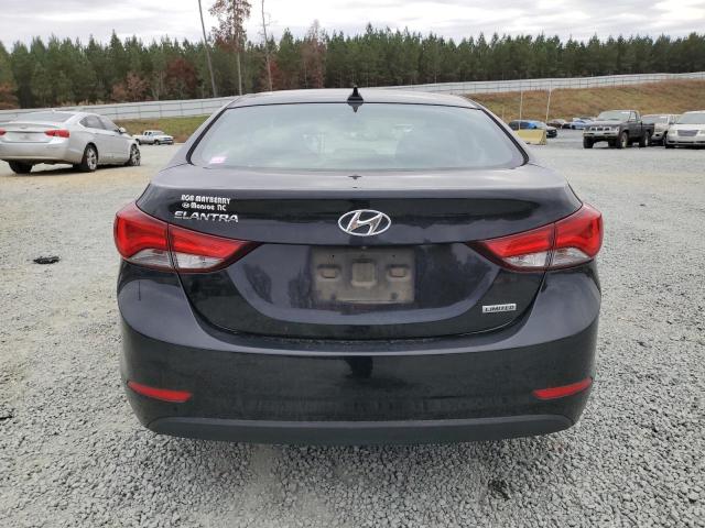 KMHDH4AE0EU034561 - 2014 HYUNDAI ELANTRA SE BLACK photo 6