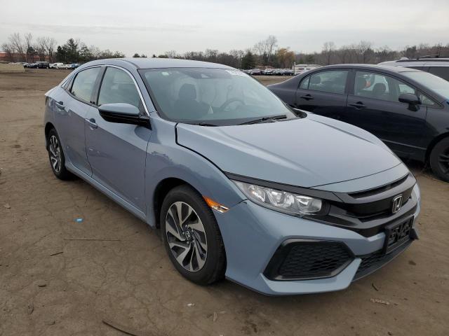 SHHFK7H37KU424838 - 2019 HONDA CIVIC LX BLUE photo 4