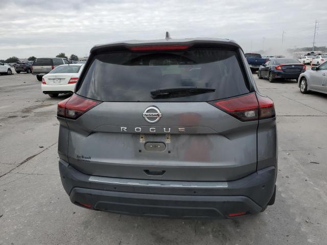 5N1AT3AAXMC683572 - 2021 NISSAN ROGUE S GRAY photo 6