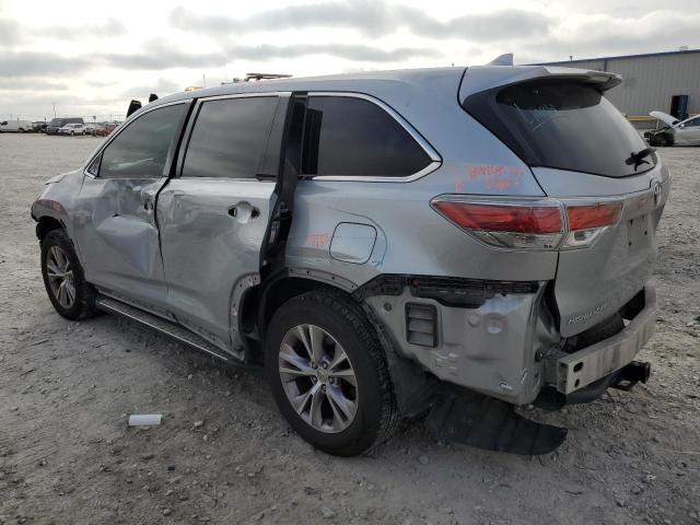 5TDZKRFH8FS099529 - 2015 TOYOTA HIGHLANDER LE SILVER photo 2