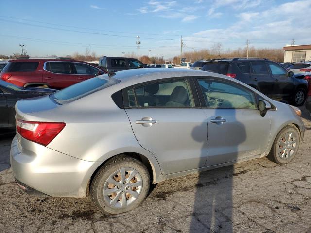 KNADM4A33D6256946 - 2013 KIA RIO LX SILVER photo 3