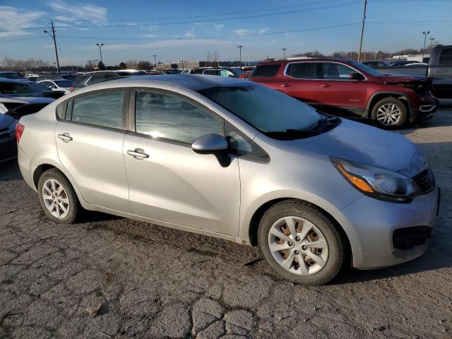 KNADM4A33D6256946 - 2013 KIA RIO LX SILVER photo 4