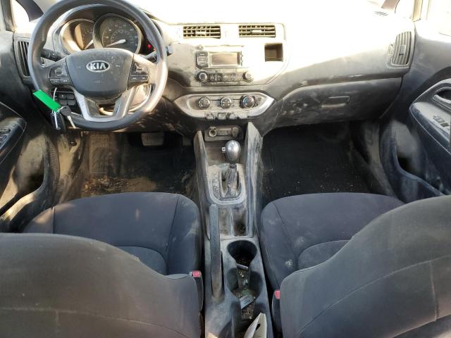 KNADM4A33D6256946 - 2013 KIA RIO LX SILVER photo 8