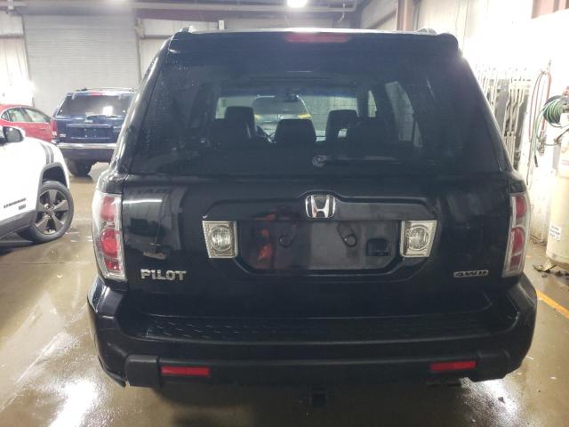 5FNYF18748B017423 - 2008 HONDA PILOT EXL BLACK photo 6