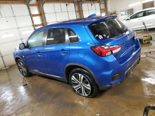 JA4APUAU6MU008444 - 2021 MITSUBISHI OUTLANDER ES BLUE photo 2