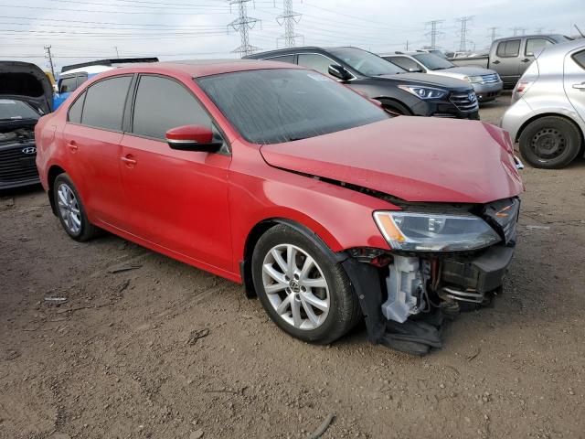 3VWDP7AJ1CM426758 - 2012 VOLKSWAGEN JETTA SE RED photo 4