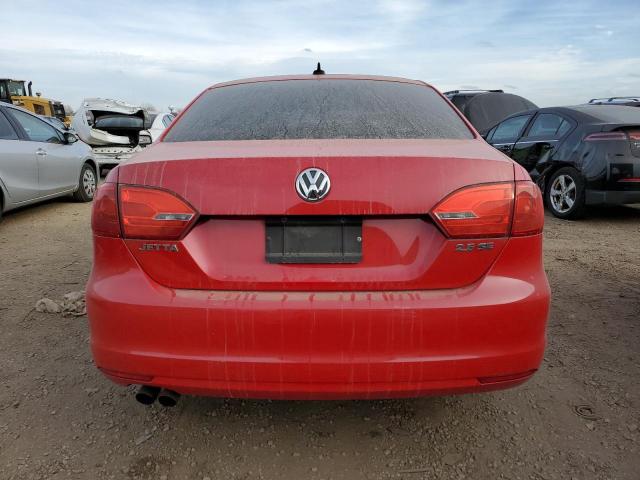 3VWDP7AJ1CM426758 - 2012 VOLKSWAGEN JETTA SE RED photo 6