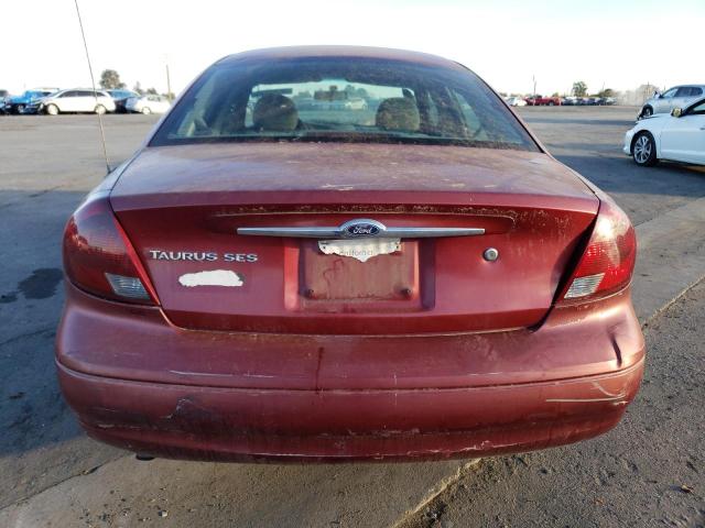 1FAFP55U33G262014 - 2003 FORD TAURUS SES RED photo 6