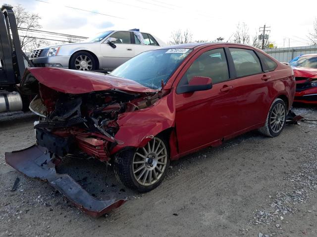 1FAHP3GN8AW271846 - 2010 FORD FOCUS SES MAROON photo 1