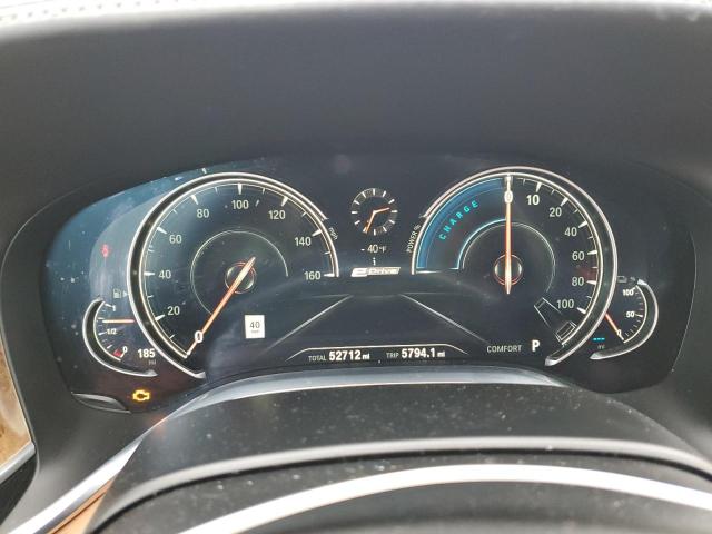 WBA7J2C51JG938335 - 2018 BMW 740 XE BLUE photo 9