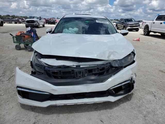 19XFC2F60KE005461 - 2019 HONDA CIVIC LX WHITE photo 5