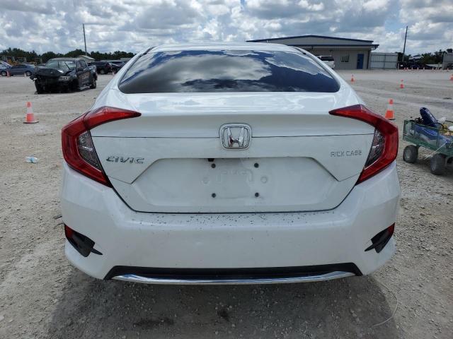 19XFC2F60KE005461 - 2019 HONDA CIVIC LX WHITE photo 6