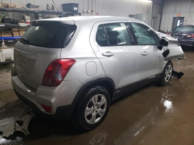 3GNCJKSB9HL190035 - 2017 CHEVROLET TRAX LS SILVER photo 3